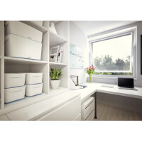 LEITZ Aufbewahrungsbox My Box, 18 Liter, weiß grau