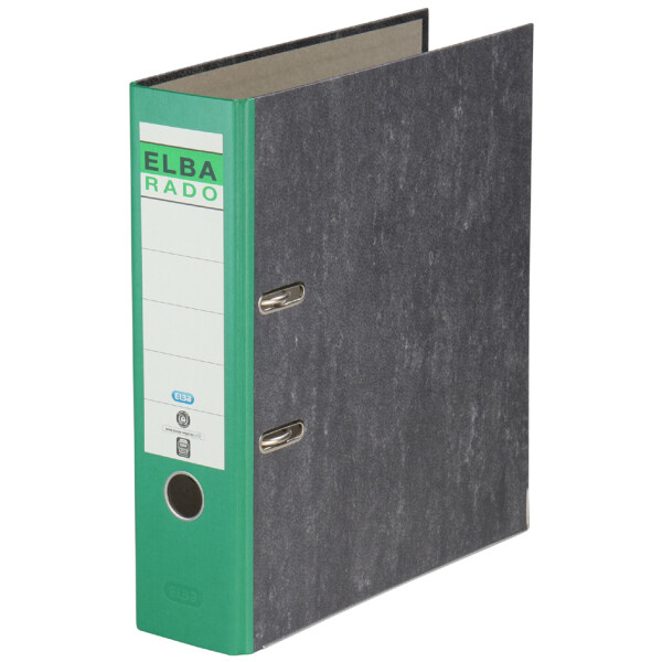 ELBA Ordner rado Wolkenmarmor, Rückenbreite: 80 mm, blau