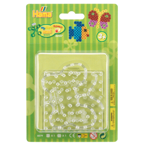 Hama Stiftplatte "Viereck, Schmetterling", im Blister