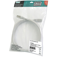 DIGITUS Patchkabel Premium, Kat. 5e, SF UTP, 5,0 m, grau