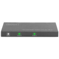 DIGITUS Ultra Slim HDMI Splitter, 1x2, 4K 60 Hz, schwarz