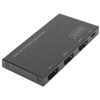 DIGITUS Ultra Slim HDMI Splitter, 1x2, 4K 60 Hz, schwarz