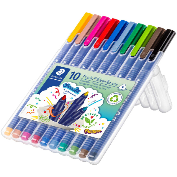 STAEDTLER Fasermaler triplus, 10er Etui