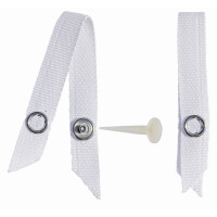 KLEIBER Nähfrei-Aufhänger, Polyester, weiß