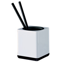 HAN Stifteköcher i-Line, Kunststoff, weiß schwarz