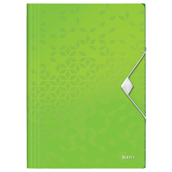 LEITZ Eckspannermappe WOW, DIN A4, PP, violett