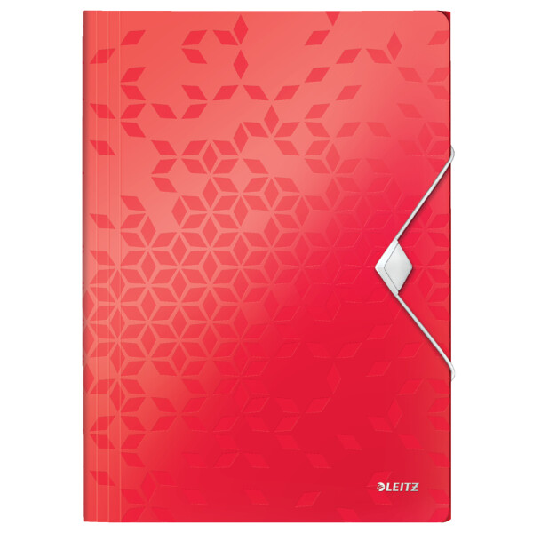 LEITZ Eckspannermappe WOW, DIN A4, PP, violett