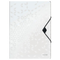 LEITZ Eckspannermappe WOW, DIN A4, PP, violett