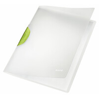 LEITZ Klemmhefter ColorClip Magic, DIN A4, PP, dunkelgrau-