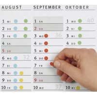 HERMA Markierungspunkte, Durchmesser: 8 mm, grün