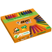 BIC Dreikant-Wachsmalkreide Plastidecor Triangle, 144er
