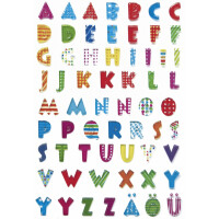 HERMA Buchstaben-Sticker MAGIC, A-Z, Glittery