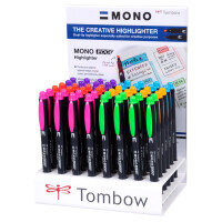 Tombow Textmarker MONO edge, 48er Acryldisplay