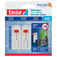 tesa Powerstrips Klebenagel für Fliesen und Metall, 4,0 kg