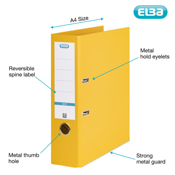 ELBA Ordner rado smart Pro+, Rückenbreite: 50 mm, rot