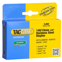 TACWISE Heftklammern 140 12 mm, Edelstahl, 2.000 Stück