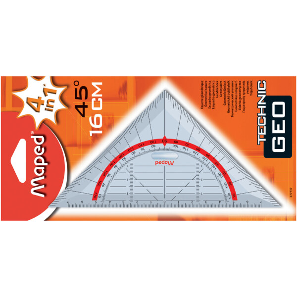 Maped Geometriedreieck Technic, Hypotenuse: 160 mm