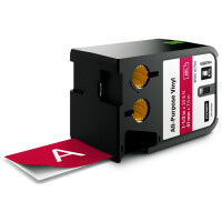 DYMO XTL Schriftband Vinyl, schwarz weiß, 24 mm x 7 m