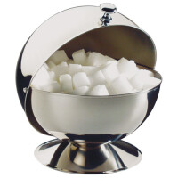 APS Zuckerkugel mit Rolldeckel, aus Edelstahl