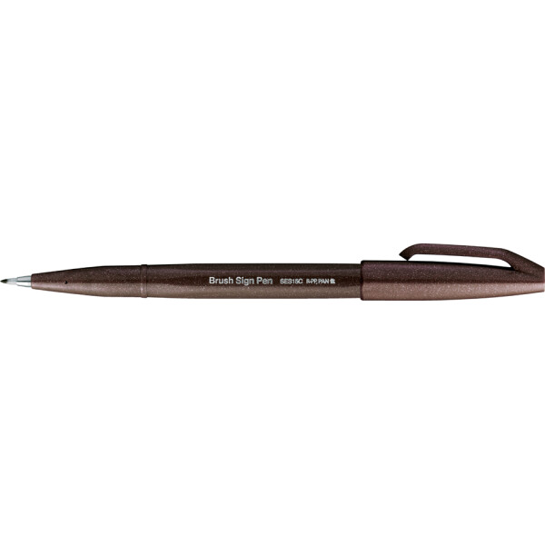 PentelArts Faserschreiber Brush Sign Pen SES 15, nachtblau