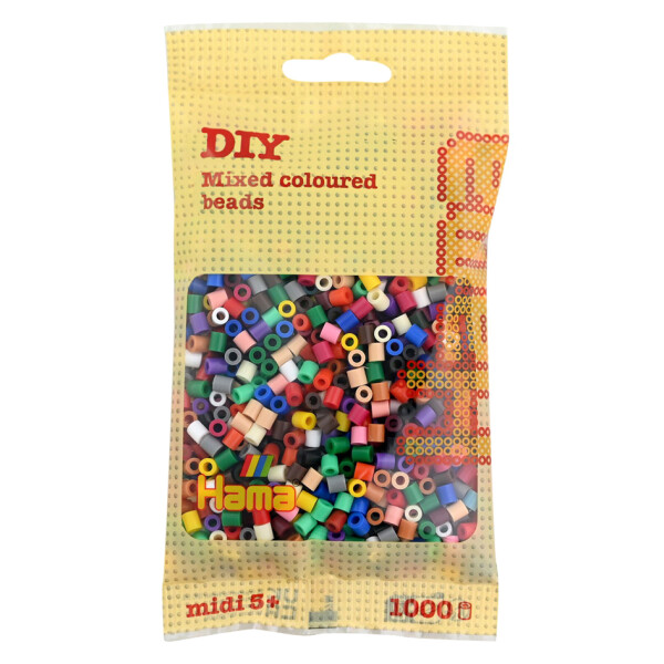 Hama Bügelperlen midi "Volltonmix", im Beutel