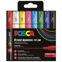 POSCA Pigmentmarker PC1MC, 8er Etui