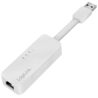 LogiLink USB 2.0 auf RJ45 Fast Ethernet Adapter, weiß