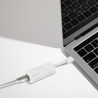 LogiLink USB 2.0 auf RJ45 Fast Ethernet Adapter, weiß