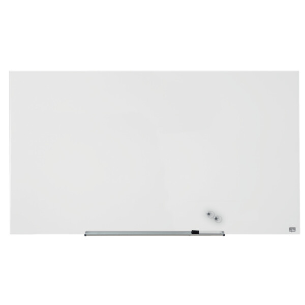 nobo Glas-Magnettafel Impression Pro Widescreen, 31", weiß