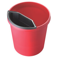 helit Papierkorb "the german", 45 Liter, PE, rot