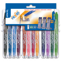 PILOT Tintenroller FRIXION BALL 07 Set2Go, 8er Etui