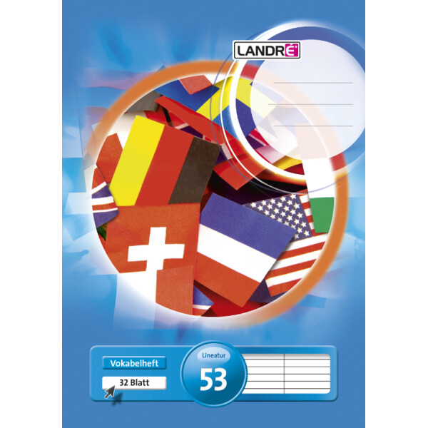 herlitz Vokabelheft x.book, DIN A4, 3-spaltig, 40 Blatt