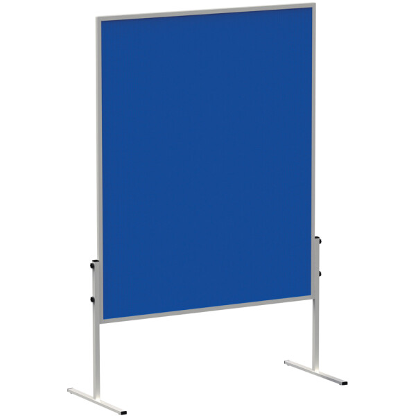 MAUL Moderationstafel solid, 1.500 x 1.200 mm, Filz blau
