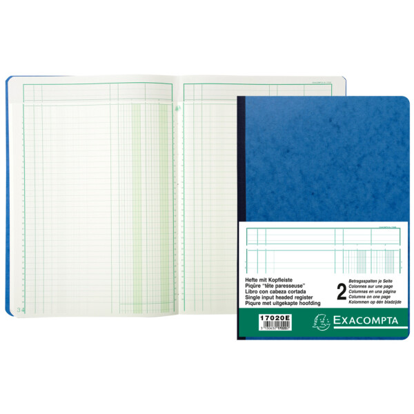 EXACOMPTA Spaltenbuch DIN A4, 10 Spalten auf 2 Seiten