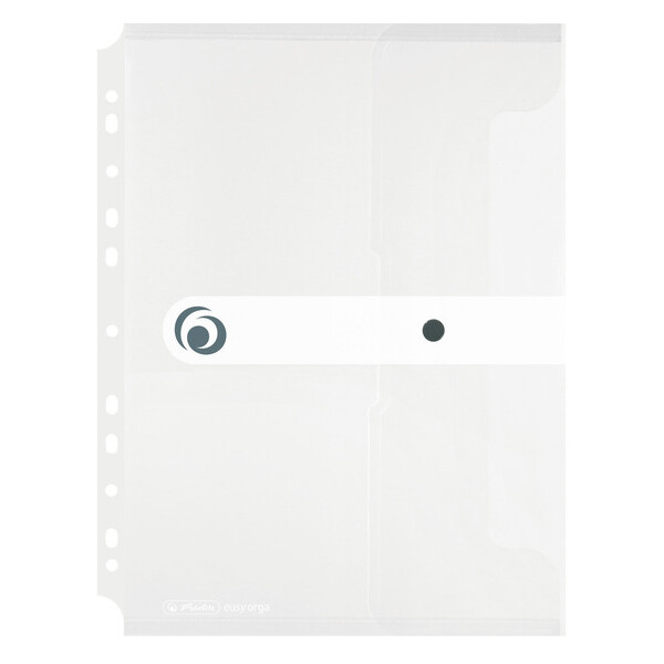 herlitz Dokumententasche easy orga to go, transparent-blau