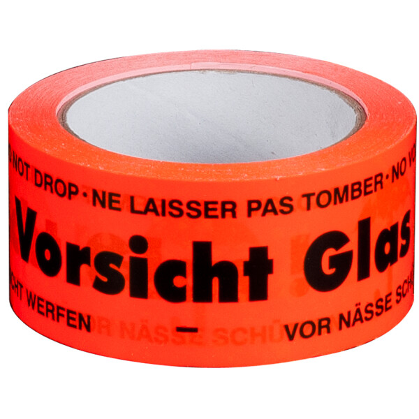 SMARTBOXPRO Signalklebeband "Bruchgefahr!", rot, aus PP