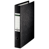 LEITZ Hartpappe-Ordner, 180 Grad, DIN A6 quer, 75 mm,schwarz
