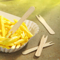 PAPSTAR Pommes-Frites-Gabeln "pure",...