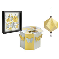 folia Fotokartonblock, DIN A4, 300 g qm, gold und silber