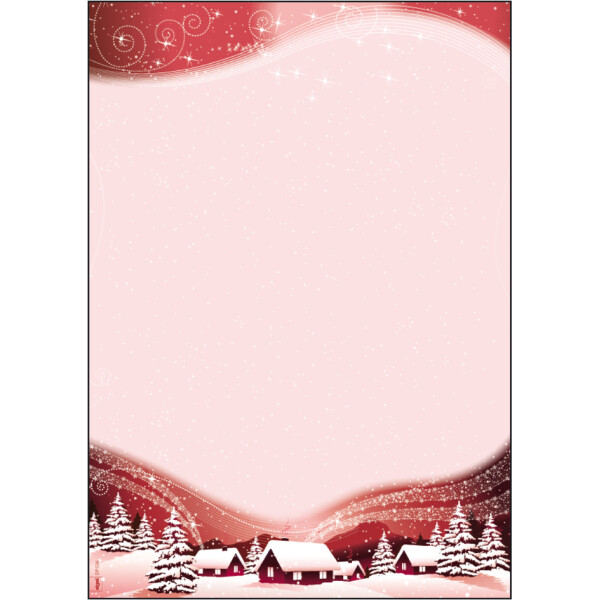 sigel Weihnachts-Motiv-Papier "Christmas Silence", A4