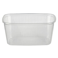 STARPAK Verpackungsbecher eckig, ohne Deckel, 125 ml