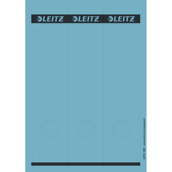 LEITZ Ordnerrücken-Etikett, 61 x 285 mm, lang, breit, gelb