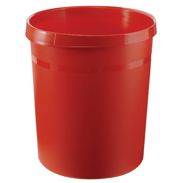 HAN Papierkorb GRIP, PP, 18 Liter, rot