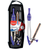 Maped Zirkelkasten Origin, 5-teilig, farbig sortiert