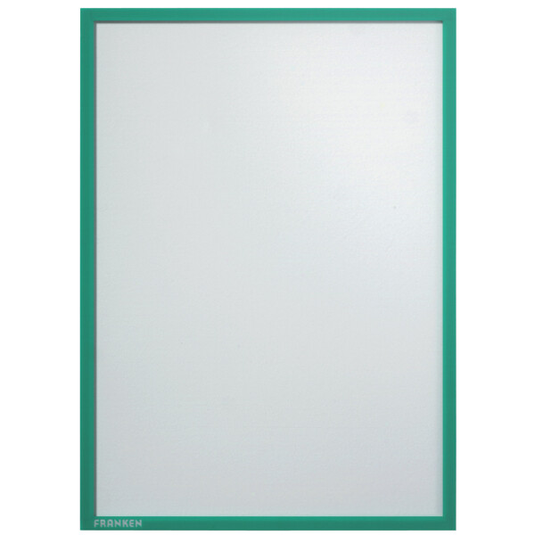 FRANKEN Magnet-Tasche FRAME IT X-tra!Line, DIN A4, grün