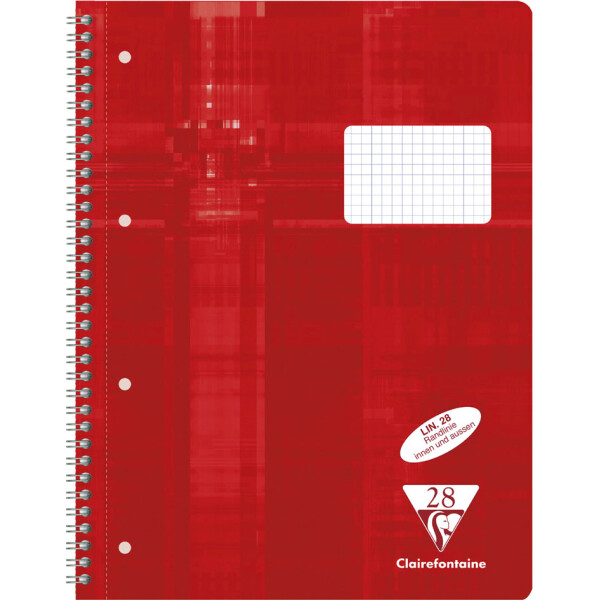Clairefontaine Collegeblock, DIN A4, Lineatur 21, 80 Blatt