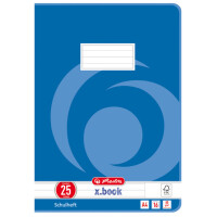 herlitz Schulheft x.book, DIN A4, Lineatur 29 rautiert