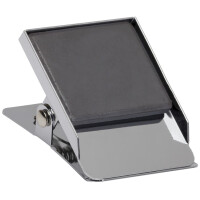 MAUL Papier-Klemmer mit Magnet, 40 mm, silber