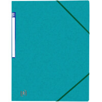 Oxford Eckspannermappe Top File+, DIN A4, hellblau