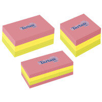 Tartan Notes Haftnotizen, 76 x 76 mm, Neon, 100 Blatt Block
